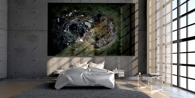PHOTO 3D d'une chambre design